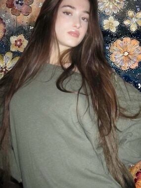 olive green long sleeve top